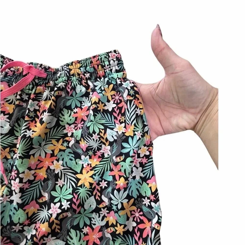 Chubbies The Bloomerangs 5” Classic Swim Trunks Men's Size Small Toucan Tropical